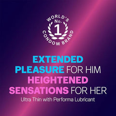 Durex Extra Time Ultra Thin Condom 10 Count