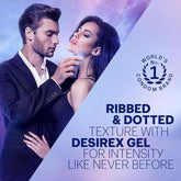 Durex Intense Condoms For Her - 10 Count | Dotted And Ribbed Condom With Desirex Gel