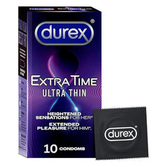 Durex Extratime Ultra Thin - Pack Of 10 Condoms