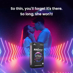 Manforce Xtra Passion Ultra Thin Climax Delay Condoms, Unflavoured, 10 Pcs (Pack Of 2)