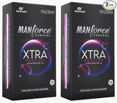 Manforce Xtra Passion Ultra Thin Climax Delay Condoms, Unflavoured, 10 Pcs (Pack Of 2)