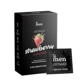 Formen Joymax Strawberry Condoms | Smooth & Comfortable Fit - 10 Sheets (Pack Of 1)