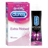 Pleasure Packs (Durex Tingle 200ml, Extra Ribbed 10s)