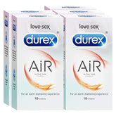 Durex Air Condoms For Men - 10 Count (Pack Of 5)
