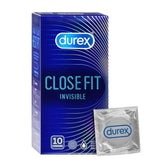 Durex Close Fit Invisible Condoms For Men - 10s | Ultra Thin Condom