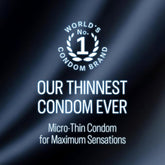 Durex Invisible 003 Condoms 10s | Micro Thin Condom For Maximum Sensations