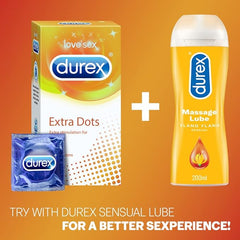 Durex Pleasure Packs 10 Count Pack Of 4, Extra Thin, Extra Time, Dots, Ribbed),play Vibrations Ring