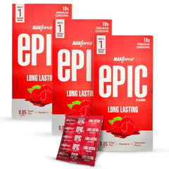 Manforce Epic Long Lasting Premium Condoms For Lovemaking| Raspberry India' S No. 1* Condom Brand|