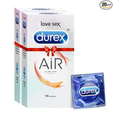 Durex Air Condoms - 10 Pieces (Pack Of 2)