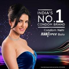 Manforce Xtra Pleasure Xtra Dotted Climax Delay Condoms, Unflavoured, 10 Pcs (Pack Of 10)