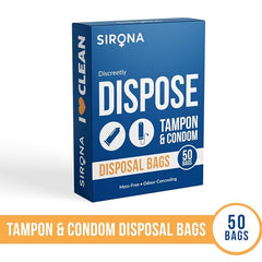 Sirona Tampons And Condoms Disposal Bags - 50 Bags
