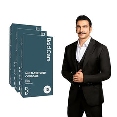 Bold Care Multi-textured Condoms (Pack Of 3)