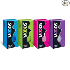 Moods Condoms Combo Allnight,dotted,ultrathin,ribbed 12 * 4