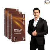 Bold Care 404 Ultra Thin Lubricated Ecstasy Condoms For Men -30 Condoms (Pack Of 3)