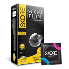 Skore Skinthin Ultra Fine Condoms - 1 Pack (10 Pieces)