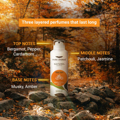 PARK AVENUE SPICE TRAIL DEODORANT FOR MEN 150ML 5.0 FL.OZ. PARABEN FREE | SKIN FRIENDLY