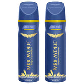 PARK AVENUE MEGA PACK GOOD MORNING DEODORANT BODY SPRAY FOR MEN 220ML 7.4 FL.OZ. EACH PACK OF 2