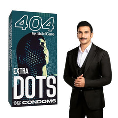 Bold Care 404 Extra Dotted Condom For Men (Pack Of 1 (10 Units)