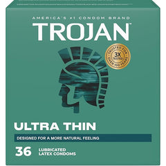Trojan Ultra Thin Latex Condoms, 36 Count