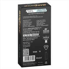 Manforce King Thin Ultra-Thin Unflavoured Condoms, 10 Pieces x Pack of 10