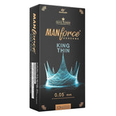 Manforce King Thin Ultra-thin Unflavoured Condoms, 10 Pieces