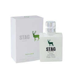 ESTIARA STAG WHITE EAU DE TOILETTE FOR MEN 100ML 3.4 FL.OZ.