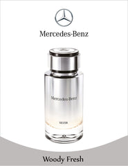 Mercedes-benz Silver Eau De Toilette For Men 120ml 4.0 Fl.oz.