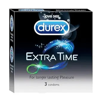 Durex Extra Time - Pack Of 3 Condoms