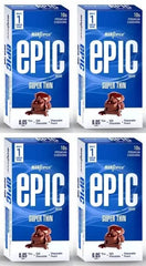 Manforce Epic Desire Super Thin Condoms For Men, Silk Chocolate Flavour (10 Counts) X Pack Of 4