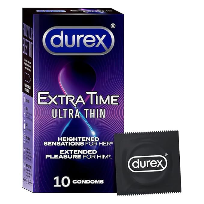 Durex Extratime Ultra Thin - Pack Of 10 Condoms
