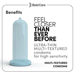 Bold Care Multi-textured Condoms (Mtc + Vibe 2)
