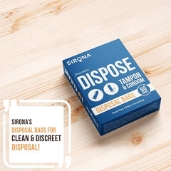 Sirona Tampons And Condoms Disposal Bags - 50 Bags