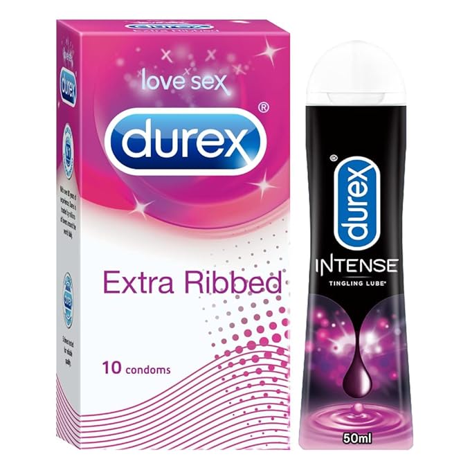 Pleasure Packs (Durex Tingle 200ml, Extra Ribbed 10s)
