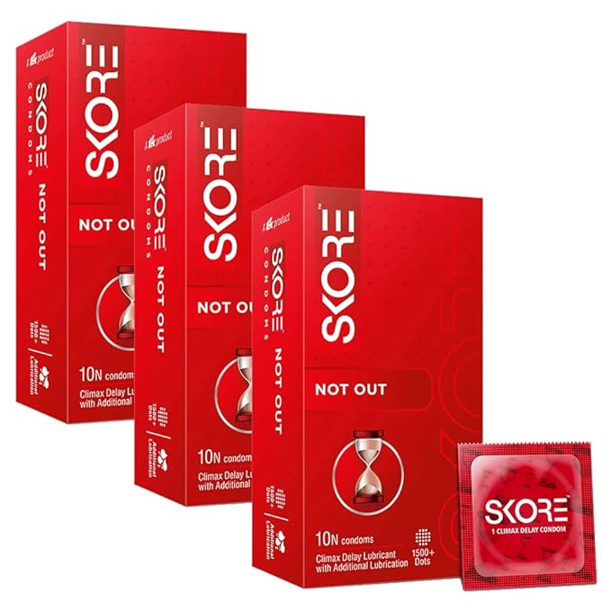 Skore Condoms - 10 Count (Pack Of 3, Not Out)