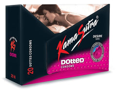 Kamasutra Dotted Condom - 20 Piece (Pack Of 2)