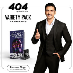 Bold Care 404 Variety Pack With 2 X 5 Assorted Condoms In Each Pack - (Pack Of 3)