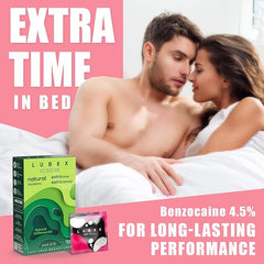 Lubex 6 In 1 Extra Time Condoms - Long Lasting - Ultra Thin & Extra Dotted - 12 Condom (Pack Of 1)
