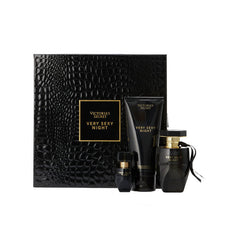VICTORIA'S SECRET VERY SEXY NIGHT EDP 1.7 + 2.5 FL.OZ. + LOTION 3.4 FL.OZ. COMBO OF 3 PCS FOR WOMEN
