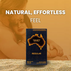 Regular Condoms For Men - Premium Australian Owned Brand Pack (10+2 Free) - International Health