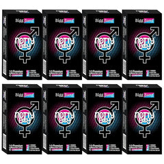 Notty Boy Long Time Extra Pleasure Ribbed Dotted 4 In 1 Condom With Delay Lubricant - Pack Of 100