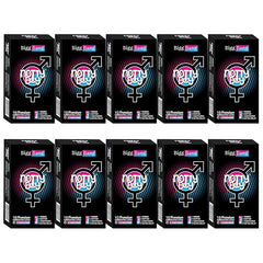 Notty Boy Long Time Extra Pleasure Ribbed Dotted 4 In 1 Condom With Delay Lubricant - Pack Of 100