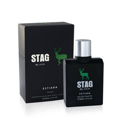 ESTIARA STAG BLACK EAU DE TOILETTE FOR MEN 100ML 3.4 FL.OZ.