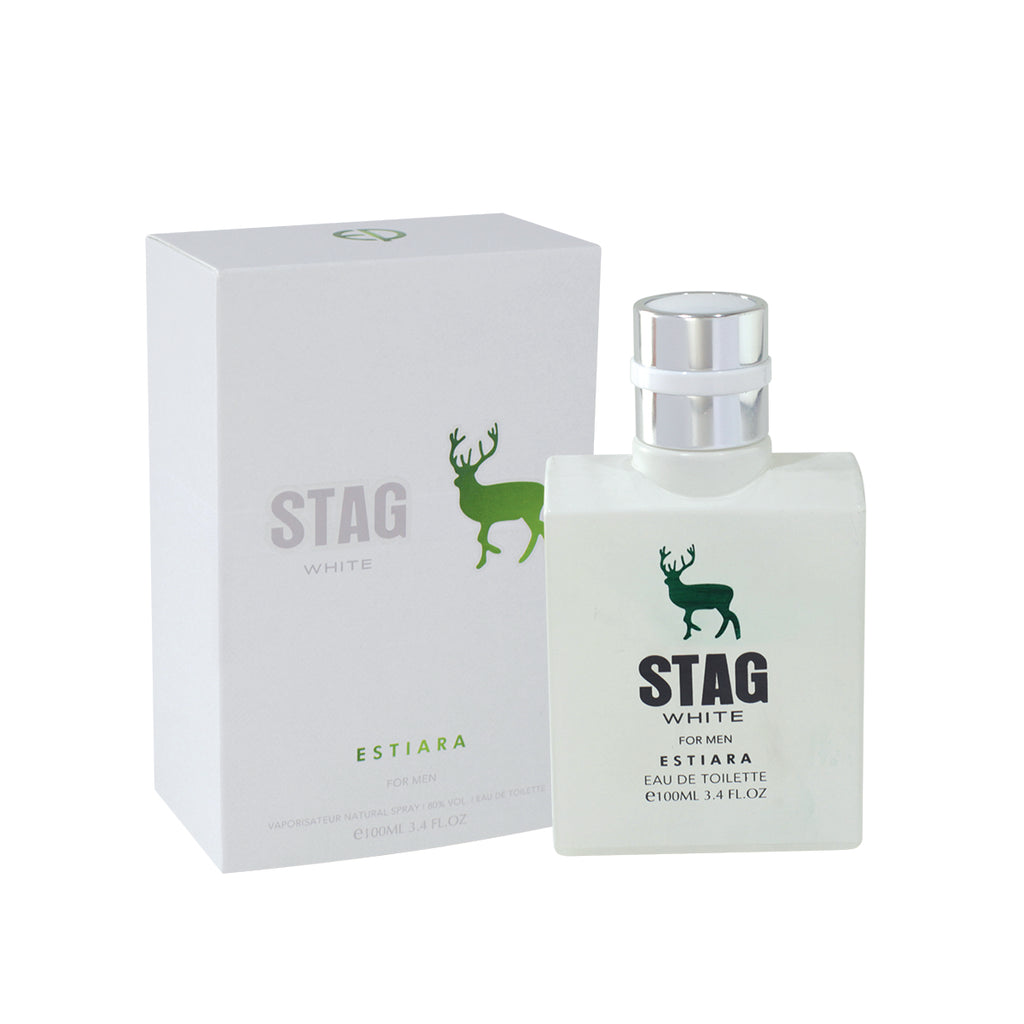 ESTIARA STAG WHITE EAU DE TOILETTE FOR MEN 100ML 3.4 FL.OZ.