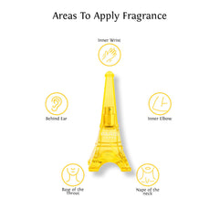 Sweet Heart Yellow Paris Tower Eau De Parfum 70ml 2.3 Fl.oz.